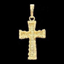 14K Yellow Gold Cross Pendantyellow 