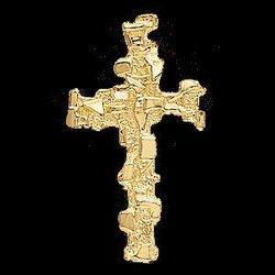 14K Yellow Gold Cross Pendantyellow 