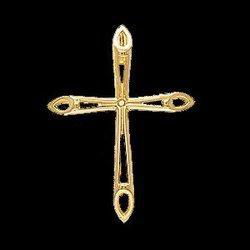 14K Yellow Gold Cross Pendantyellow 