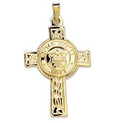 Sterling Silver US Navy Cross Pendantsterling 