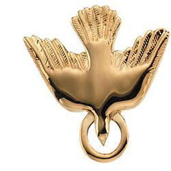 14K White Gold Holy Spirit Pendantwhite 