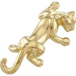 14K Yellow Gold Electroform Panther Broochyellow 