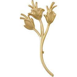 14K Yellow Gold Metal Fashion Broochyellow 