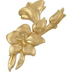 14K Yellow Gold Metal Fashion Broochyellow 