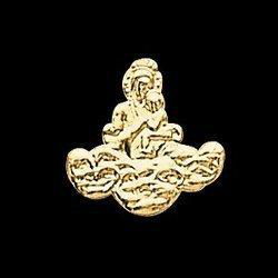 14K Yellow Gold Lady Of Perpetual Help Lapel Pinyellow 
