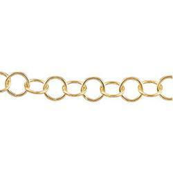 14K Yellow Gold Ring Chain - 7 inchesyellow 