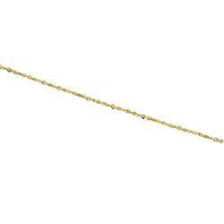 14K Yellow Gold Flat Link Bracelet - 7.50 inchesyellow 