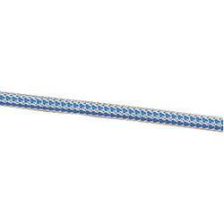 Sterling Silver Turquoise Rubber Cord In Mesh Chain - 7.25 inchessterling 