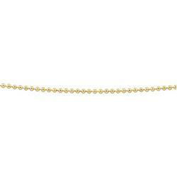 14K Yellow Gold Solid Bead Chain - 7 inchesyellow 