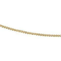 14K Yellow Gold Solid Wheat Chain - 7 inchesyellow 