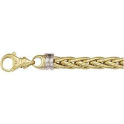 14K Yellow Gold Wheat Chain - 7 inchesyellow 