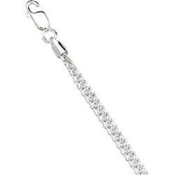 Sterling Silver Solid Square Wheat Chain - 7 inchessterling 