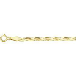 14K Yellow Gold Solid Fashion Bracelet - 7 inchesyellow 