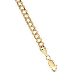 14K White Gold Solid Bracelet - 7 incheswhite 