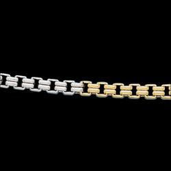14K Two Tone Gold Box Chain - 7 inchestwo 