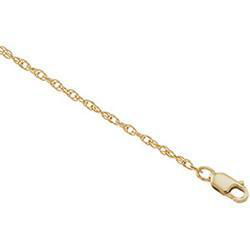 14K Yellow Gold Lasered Titan Gold Rope Chain - 7 inchesyellow 