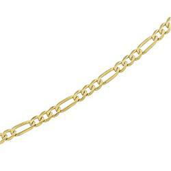 14K Yellow Gold Figaro Chain - 8 inchesyellow 