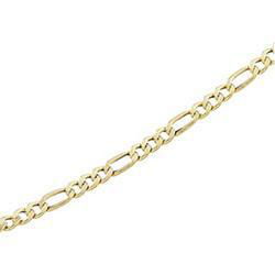 14K Yellow Gold Figaro Chain - 7 inchesyellow 