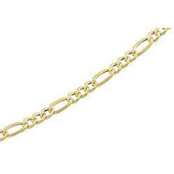 14K Yellow Gold Figaro Chain - 7 inchesyellow 