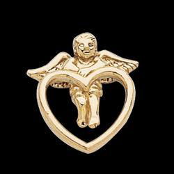 14K Yellow Gold Angel Lapel Pinyellow 