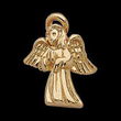 14K Yellow Gold Angel Lapel Pin