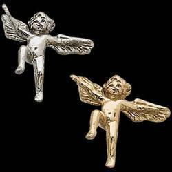 14K Yellow Gold Angel Lapel Pinyellow 