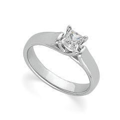 Platinum Solitaire Diamond Bridal Engagement Ringplatinum 
