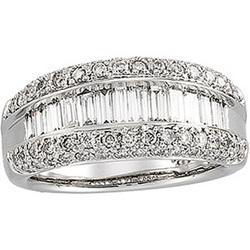 14K White Gold Diamond Ringwhite 