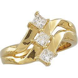 14K Yellow Gold Diamond Fashion Ringyellow 