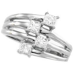 14K White Gold Right Hand Diamond Ringwhite 
