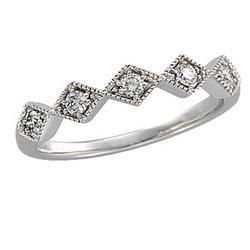 14K White Gold Diamond Ringwhite 