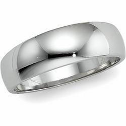 Platinum Heavy Comfort Fit Band - 4 mmplatinum 