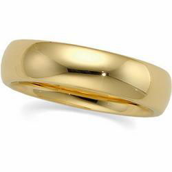14K Yellow Gold Heavy Comfort Fit Band - 4 mmyellow 