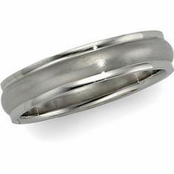 14K White Gold Design Bandwhite 