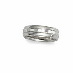 14K White Gold Design Duo Bandwhite 