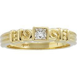 14K Yellow Gold Diamond Ringyellow 