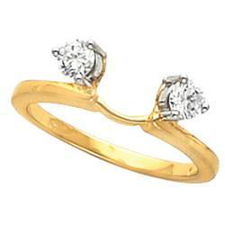 14K Yellow Gold Diamond Wrap Ringyellow 