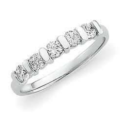 Platinum Diamond Band Ringplatinum 