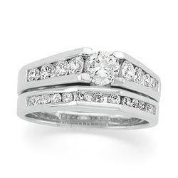 Platinum Bridal Set Engagement Ringsplatinum 