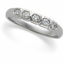 14K Yellow Gold Diamond Anniversary Band Ringyellow 