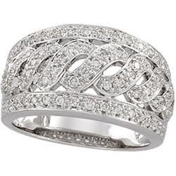 14K White Gold Diamond Ringwhite 