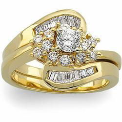 14K Yellow Gold Bridal Ringyellow 