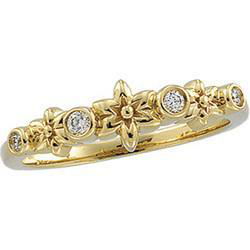 14K Yellow Gold Diamond Ringyellow 