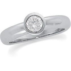 14K White Gold Diamond Ringwhite 
