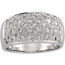 14K White Gold Diamond Ringwhite 