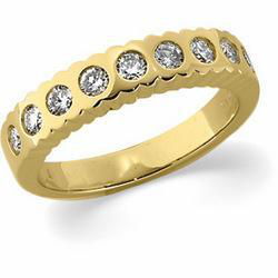 14K White Gold Diamond Anniversary Band Ringwhite 