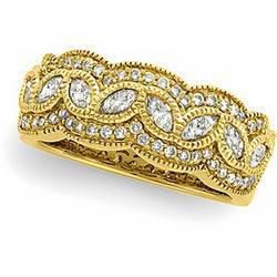 14K White Gold Diamond Anniversary Band Ringwhite 