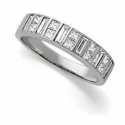 14K White Gold Diamond Anniversary Band Ringwhite 
