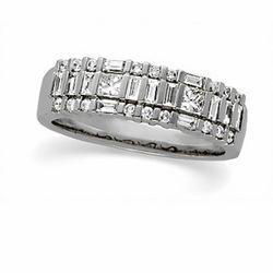 14K White Gold Diamond Anniversary Band Ringwhite 