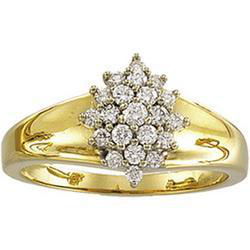 14K Yellow Gold Diamond Ringyellow 